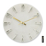 HAMA Стенен часовник "Corfu", Диаметър 30 см, кварцов, аналогов, 3D цифри, бежов