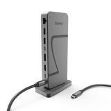 HAMA Докинг станция "Connect2Office Speed", USB4, USB-C, PD, 40 Gbit/s, 10 порта