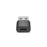 Адаптер HAMA USB-A мъжко - USB-C женско, USB 3.2 Gen 2, 10 Gbit/s, Черен