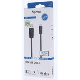HAMA Кабел USB Mini-B - USB-A, 480 Mbit/s, 0.75 m