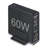 HAMA Зарядна станция 4 порта, 60W, 2 x USB-C, 2 x USB-A, PD, Fast Charge