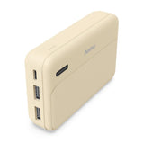 HAMA Външна батерия "Pocket 10", 10000 mAh, Изходи: 2x USB-A, бежов