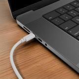 HAMA Кабел за зареждане USB-C - USB-C, 60 W, 1 m, бял