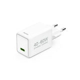 HAMA Бързо зарядно устройство, 40–60 W, GaN, USB-C, PD, Dynamic Fast Charger, бяло
