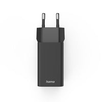 HAMA Мини Зарядно 220V 35 W, 1x USB-C PD, 3x USB-A, Черно