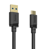 HAMA Кабел USB-C - USB- А мъжко,USB 3.2 Gen 1, 0.25 м, 5Gbit/s