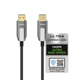 Оптичен активен кабел HAMA Ultra High Speed HDMI - HDMI, 8K, 10.0 м, сертифициран