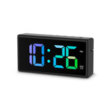 HAMA Цифров будилник "Ibiza", многоцветен дисплей, с функция за зареждане през USB