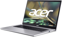 Лаптоп ACER Aspire 3 A317-54-36WA, Core i3-1215U, 17.3" FHD IPS, 16GB DDR4 RAM, 512GB SSD, 40Wh, Nо OS, Silver