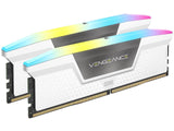 Памет Corsair Vengeance White RGB 32GB(2x16GB) DDR5 6000MHz CL38 Intel XMP, AMD EXPO