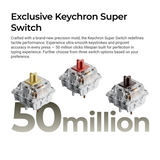 Геймърска Механична клавиатура Keychron C1 Pro 8K QMK - Super Brown Switch