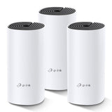 Безжичен рутер TP-Link Deco M4, AC1200, 2.4/5 GHz, 300 -  867 Mbps, Gigabit, 3 бр. в комплект
