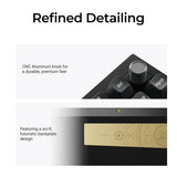 Безжична механичка клавиатура Keychron Q1 Ultra 8K Black - Silk POM Switch Brown