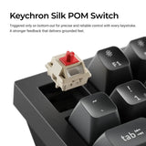 Безжична механичка клавиатура Keychron Q1 Ultra 8K Black - Silk POM Switch Brown