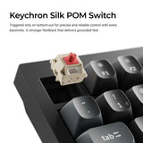Безжична механичка клавиатура Keychron V1 Ultra 8K - Silk POM Switch Brown