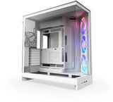 Кутия NZXT H9 Flow RGB Dual-Chamber - White
