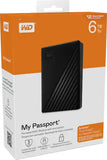 Външен хард диск Western Digital My Passport, 6TB, 2.5" черен