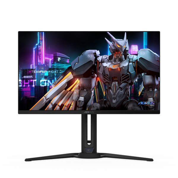 Гейминг монитор GIGABYTE AORUS FO27Q3, 27" QD-OLED, 2K QHD, 360Hz, 0.03ms, Vesa ClearMR 13000, HDR 400, KVM