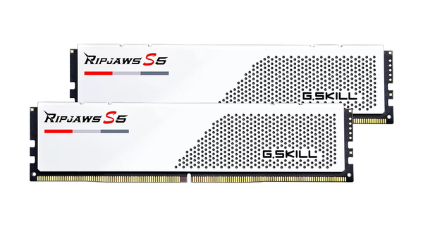 Памет G.SKILL Ripjaws S5 White 64GB(2x32GB) DDR5 6000MHz - Intel XMP