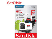 SanDisk Карта памет Ultra microSDXC,400GB + SD Adapter + 98MB/s Class 10 UHS-I A1