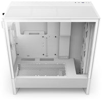 Кутия NZXT H5 Flow RGB 2024 White, Mid-Tower