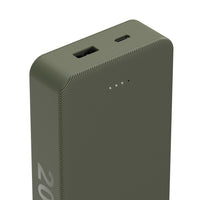 HAMA Външна батерия "Colour 20", 20000 mAh, 2 изхода: USB-C, USB-A, зелена