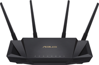 Безжичен рутер ASUS RT-AX58U V2, AX3000 Dual Band WiFi 6 (802.11ax), MU-MIMO, IPv6, OFDMA, AiMesh, AiProtection Pro, 2402 Mbps