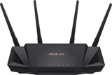 Безжичен рутер ASUS RT-AX58U V2, AX3000 Dual Band WiFi 6 (802.11ax), MU-MIMO, IPv6, OFDMA, AiMesh, AiProtection Pro, 2402 Mbps