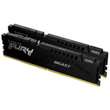 Памет Kingston FURY Beast Black 16GB(2x8GB) DDR5 5200MHz CL40, Intel XMP - KF552C40BBK2-16