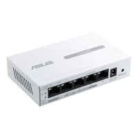 Суич ASUS ExpertWiFi EBP15 5-Port GbE, 4 PoE+ Ports 5 x 10/100/1000Mbps ports