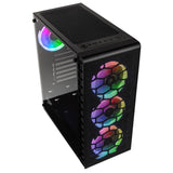 Кутия Kolink Observatory Lite Mesh RGB, Mid-Tower, Черна