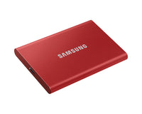 Външен SSD Samsung T7 Indigo Red SSD 500GB, USB-C, Червен