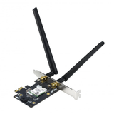 Безжичен адаптер ASUS PCE-AX1800 WiFi 6 PCI-e две външни антени и Bluetooth 5.2