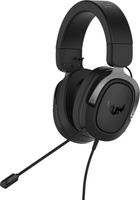 Геймърски слушалки ASUS TUF Gaming H3 Gun Metal, 7.1 Virtual Surround Sound