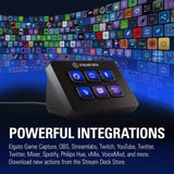 Контролер Elgato Stream Deck Mini, 6LCD бутона, Черен