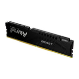 Памет Kingston FURY Beast Black 16GB(2x8GB) DDR5 5200MHz CL40, Intel XMP - KF552C40BBK2-16