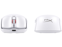 Геймърска мишка HyperX Pulsefire Haste 2 Mini, Wireless, RGB, USB, Бял