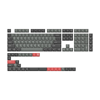 Капачки за механична клавиатура Keychron Cherry Profile Double - Shot PBT Full Set 143 Keycaps - Dolch Red