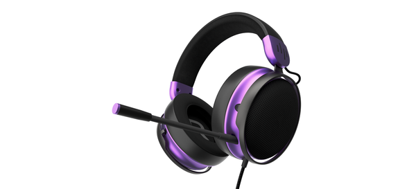 Геймърски слушалки Dark Project Sono Wired - Black/Violet