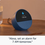 Смарт часовник Amazon Echo Spot 2024 , гласов асистент, Blue