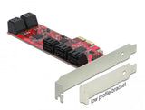 Контролер Delock SATA PCI Express Card - 10 ports