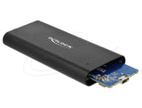 Външно чекмедже Delock за M.2 NVMe PCIe SSD със SuperSpeed USB 10 Gbps (USB 3.1 Gen 2) USB Type-C женски