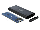 Външно чекмедже Delock за M.2 NVMe PCIe SSD със SuperSpeed USB 10 Gbps (USB 3.1 Gen 2) USB Type-C женски