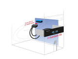 Delock Преден панел за кутия за 5.25″ с 2 x USB 5 Gbps Type-A