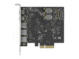 Мрежова карта Delock PCI Express x4 Card to 2 x USB Type-C™ + 3 x USB Type-A - SuperSpeed USB 10 Gbps