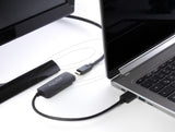 Delock адаптер HDMI-A мъжко към  USB Type-C™ женско (DP Alt Mode) 4K 60 Hz