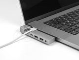 Докинг станция Delock for MacBook Pro / MacBook Air Thunderbolt™ 4, 5K Резолюция / 100 W PD / 10 Gbps Hub / LAN / Audio