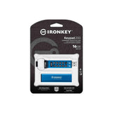 USB памет KINGSTON IronKey Keypad 200 - 16GB XTS-AES 256-bit