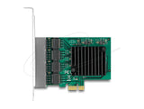 Delock Мрежова карта 4-порта 10/100/1000 Mb, PCI Ex x1, Realtek RTL8111F, Low profile bracket