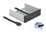 Delock Преден панел за кутия за 5.25″ с 2 x USB 5 Gbps Type-A